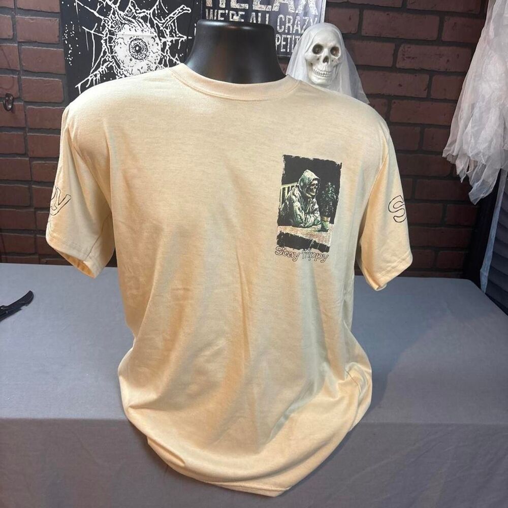 Unbranded Men's Yellow and Tan T-shirt